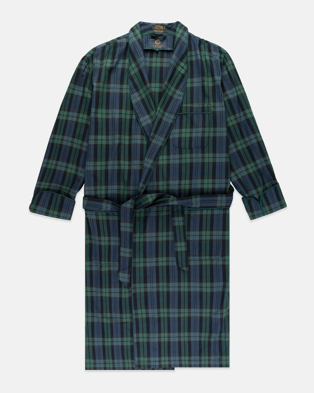 Made-in-Canada Viyella Blackwatch Tartan Robe