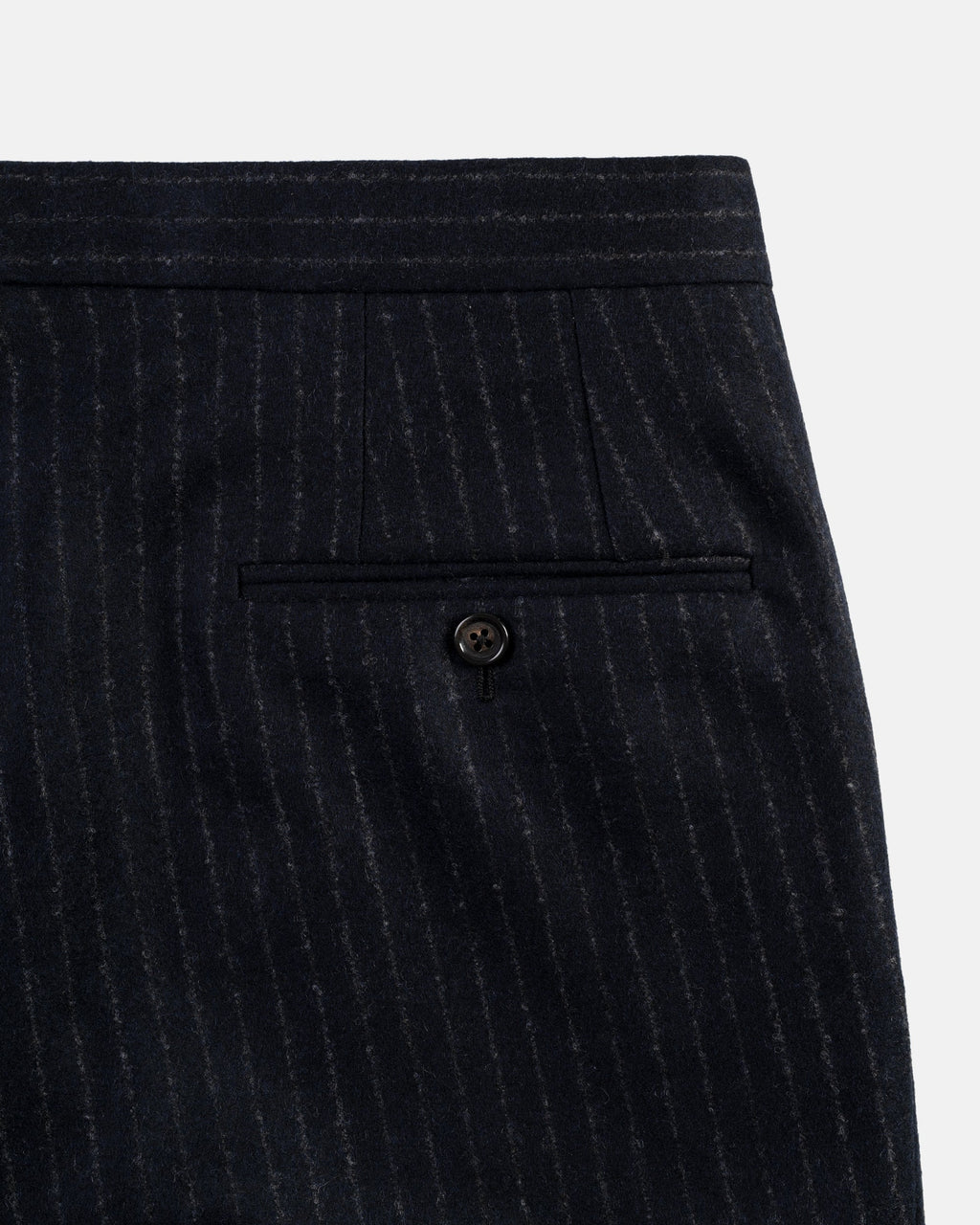 Made-in-USA Navy Chalkstripe Fox Flannel Suit