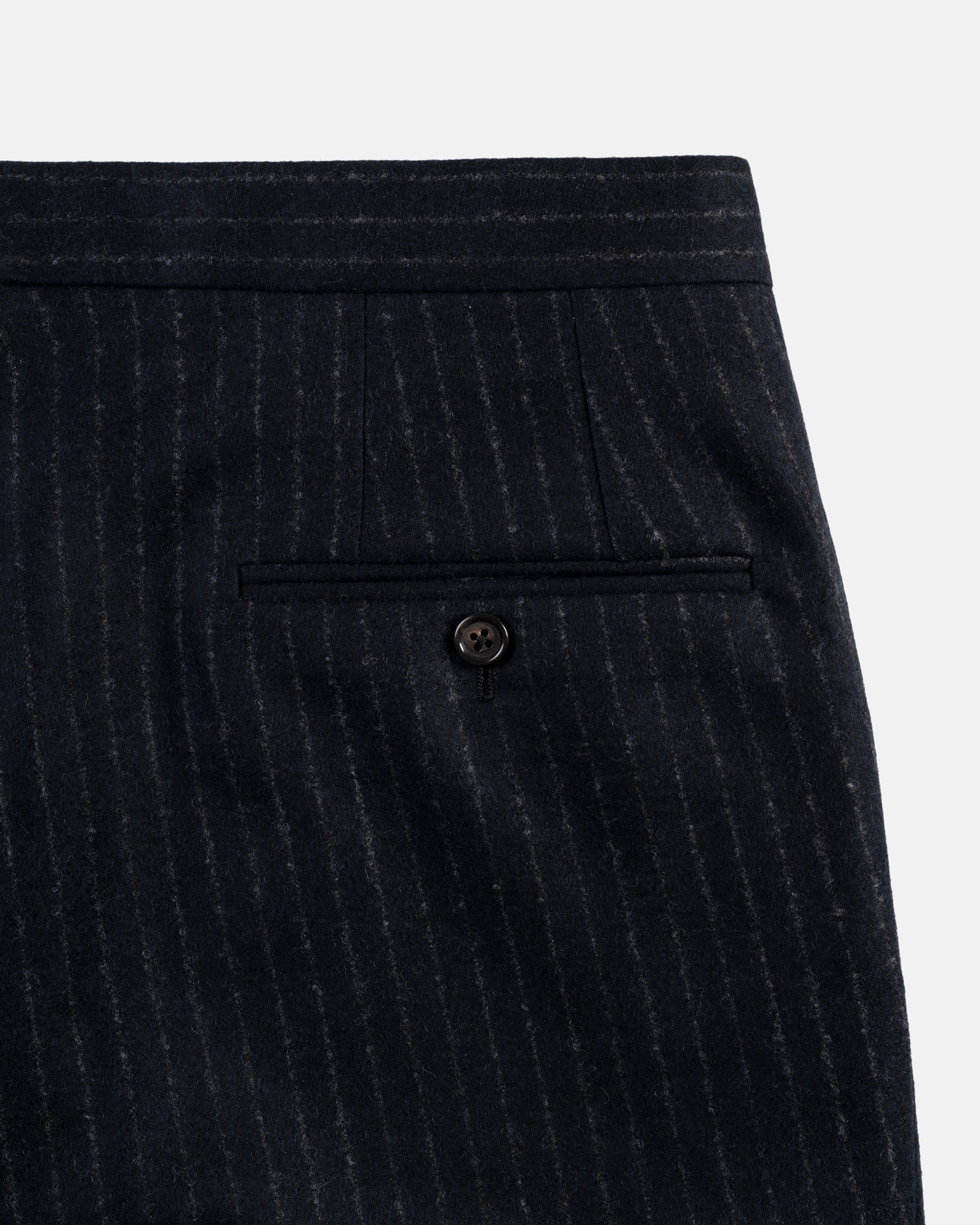 Made-in-USA Navy Chalkstripe Fox Flannel Suit