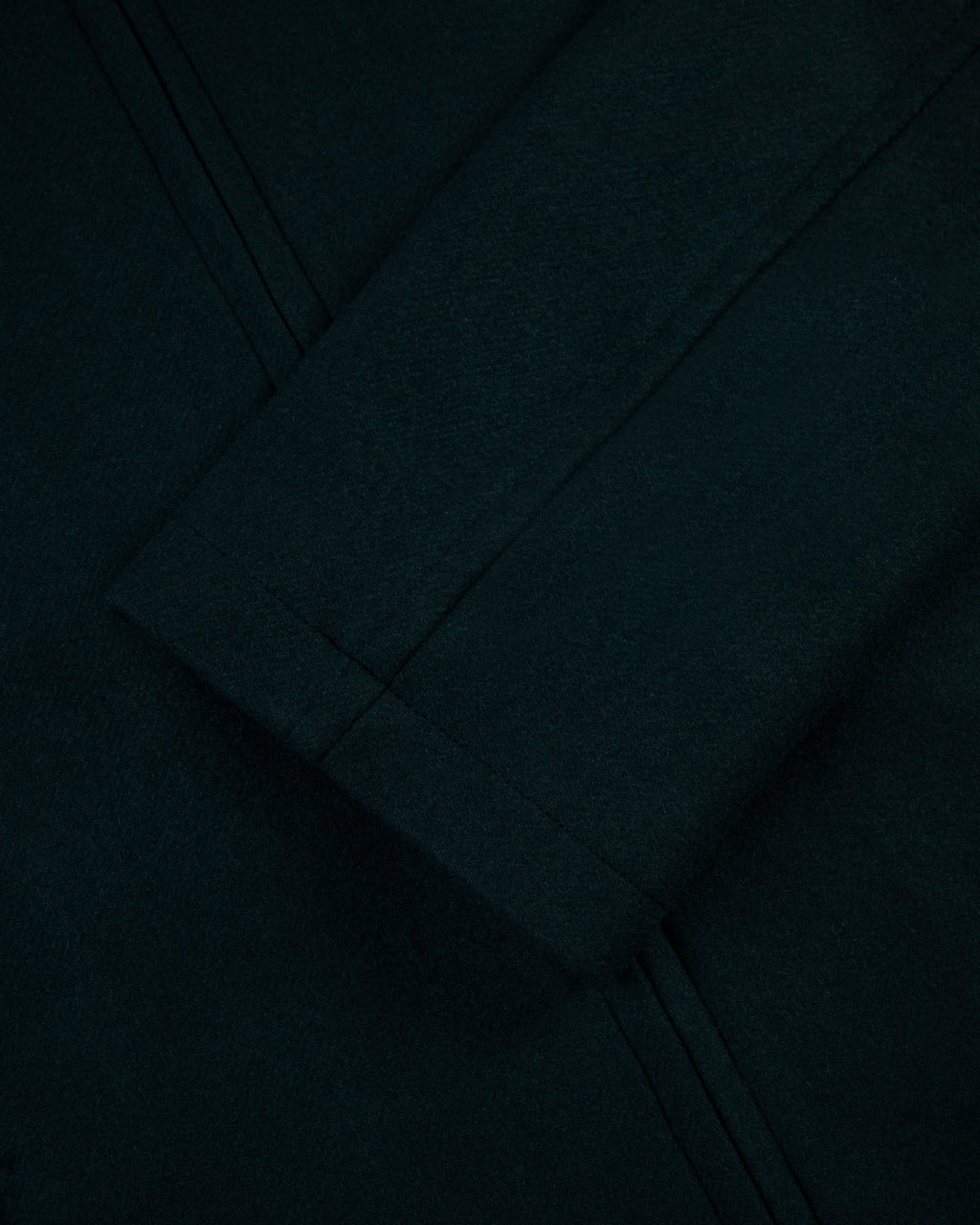 Bottle Green Melton Wool Zermatt Coat