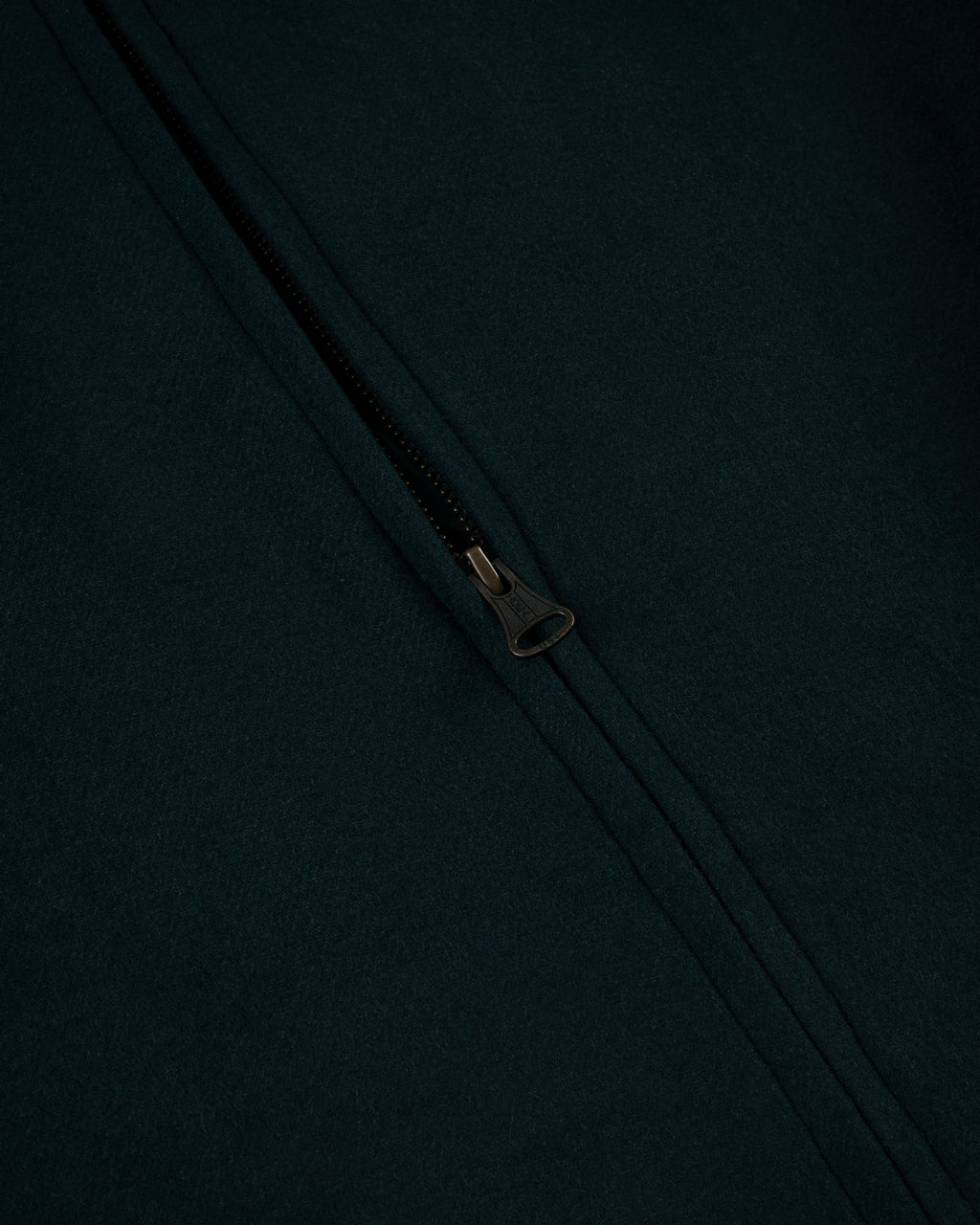 Bottle Green Melton Wool Zermatt Coat