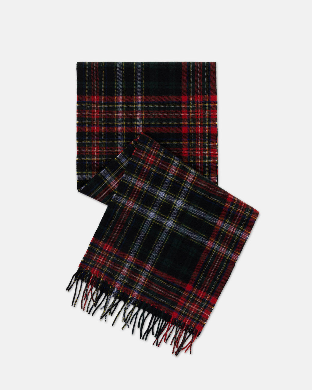 Made-in-England Tartan Cashmere Muffler