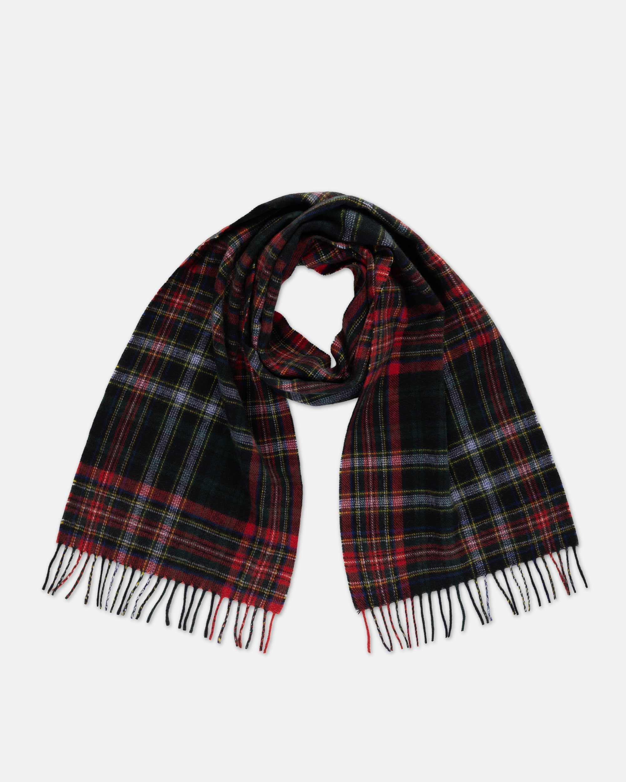 Made-in-England Tartan Cashmere Muffler