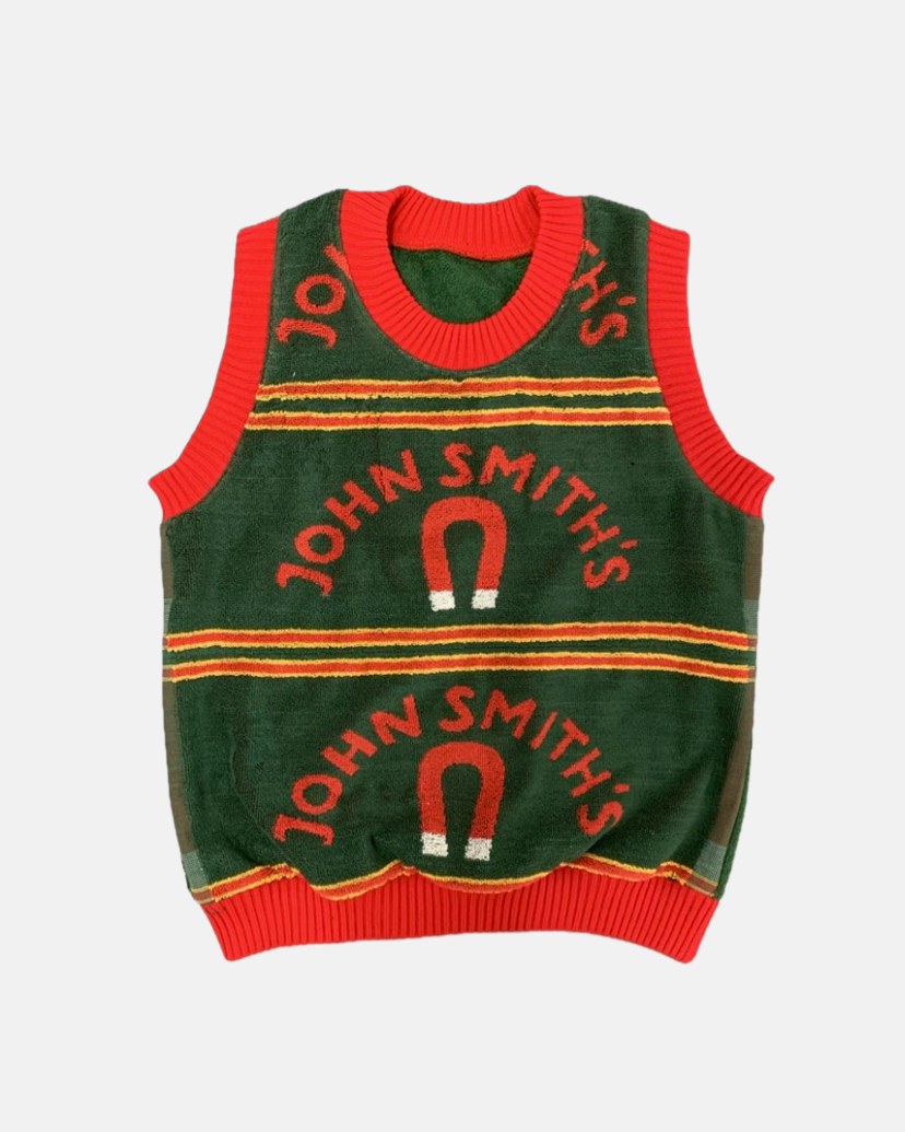 Made-in-England John Smiths Vintage Beer Towel Vest