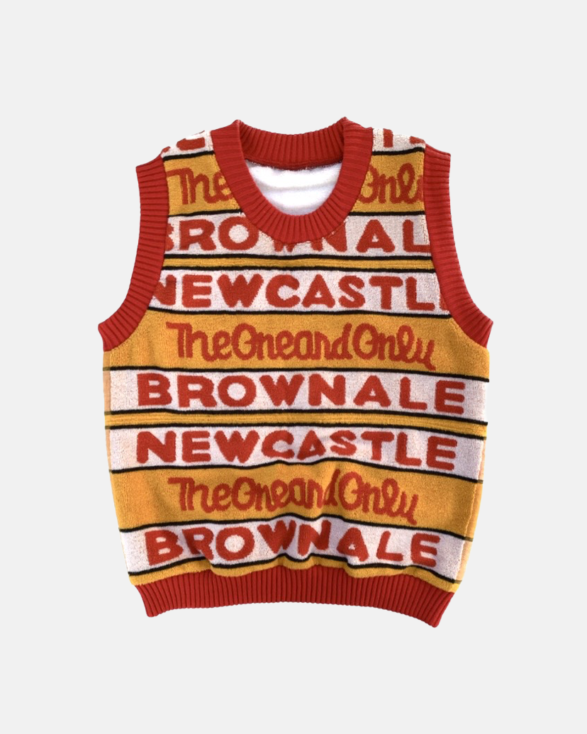 Made-in-England Newcastle Brown Ale Vintage Beer Towel Vest